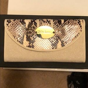 Brand new, never used Just Cavalli glitter wallet